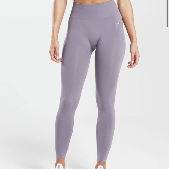 Gymshark Everyday Seamless Leggings Size L in Fog Purple NWT in packaging - Picture 1 of 8